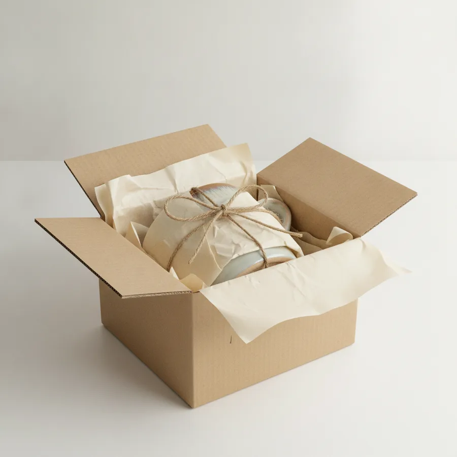Handcrafted Kiln-Transmuted Ceramic Mug — package