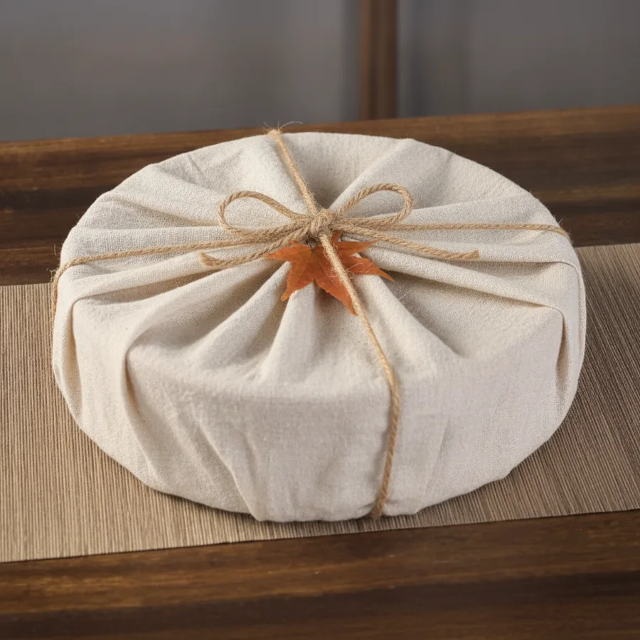 Handwoven Bamboo Fruit Basket - Artisan Crafted Cross-Weave — package