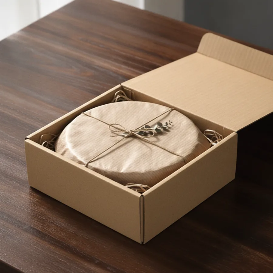 Handwoven Bamboo Fruit Tray with Natural Lacquer Finish — package